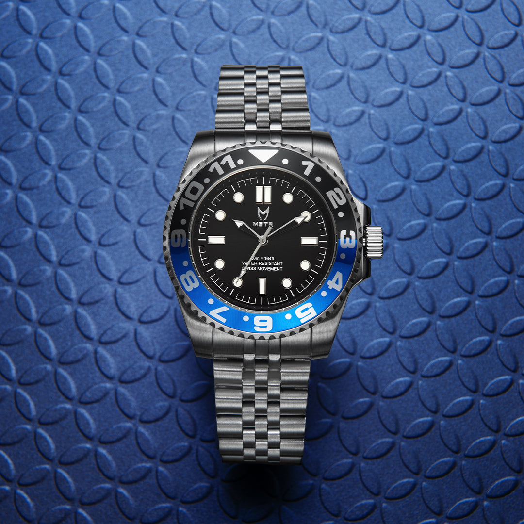 VO127JB - VOYAGER SILVER / BLUE WATCH