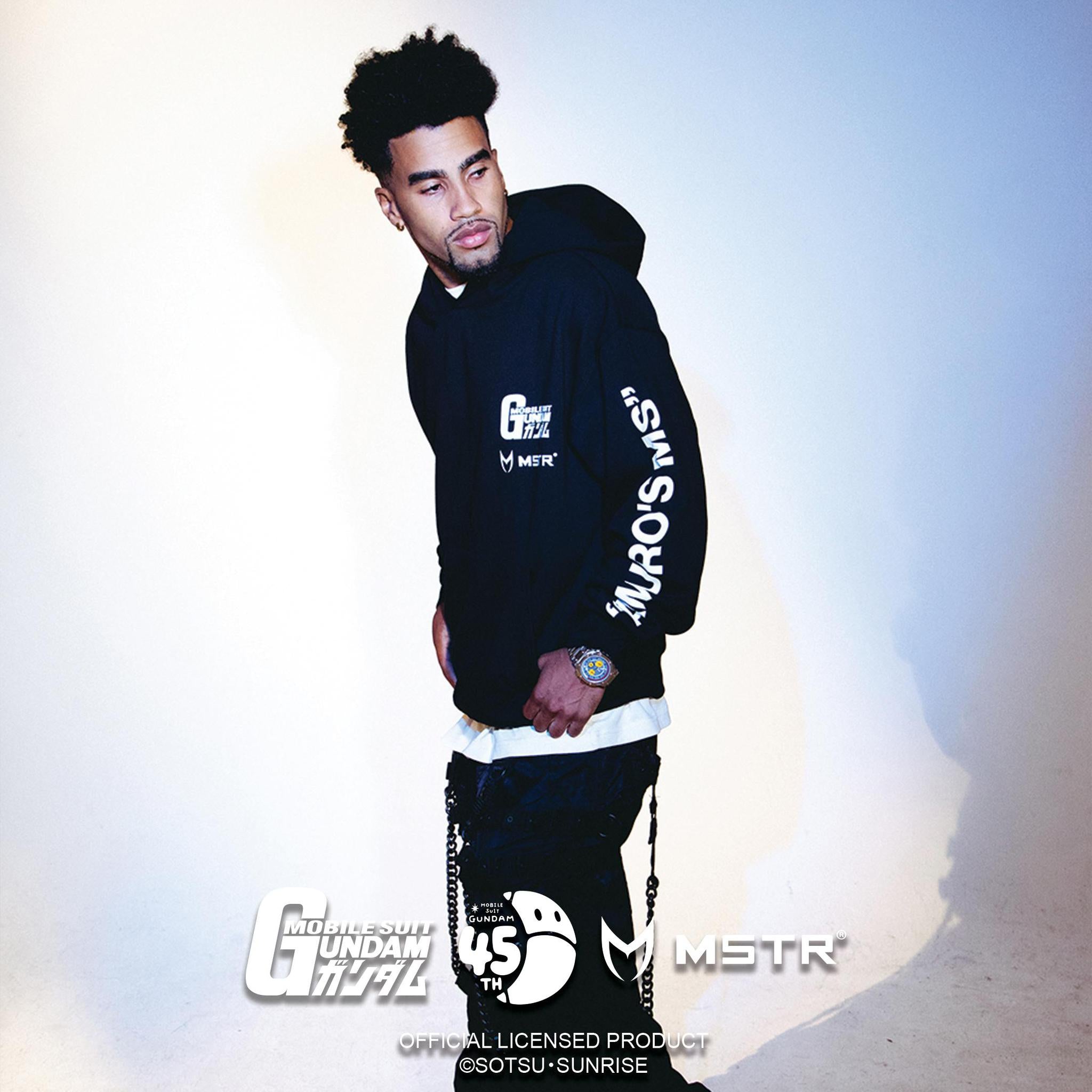 GUNDAM HOODIE: AMURO BLACK