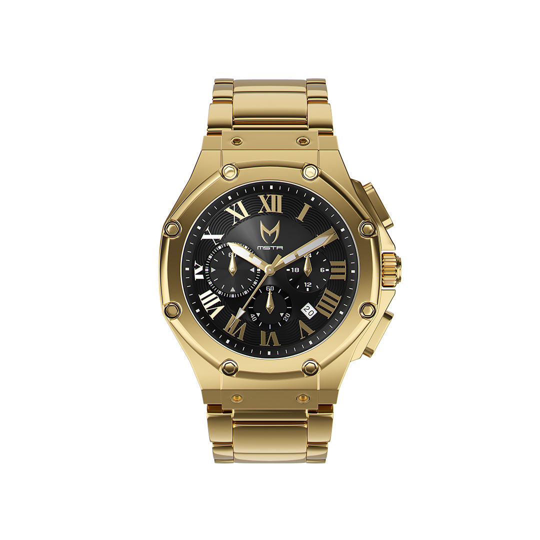 MSTR Ambassador 1001SS gold watch front render
