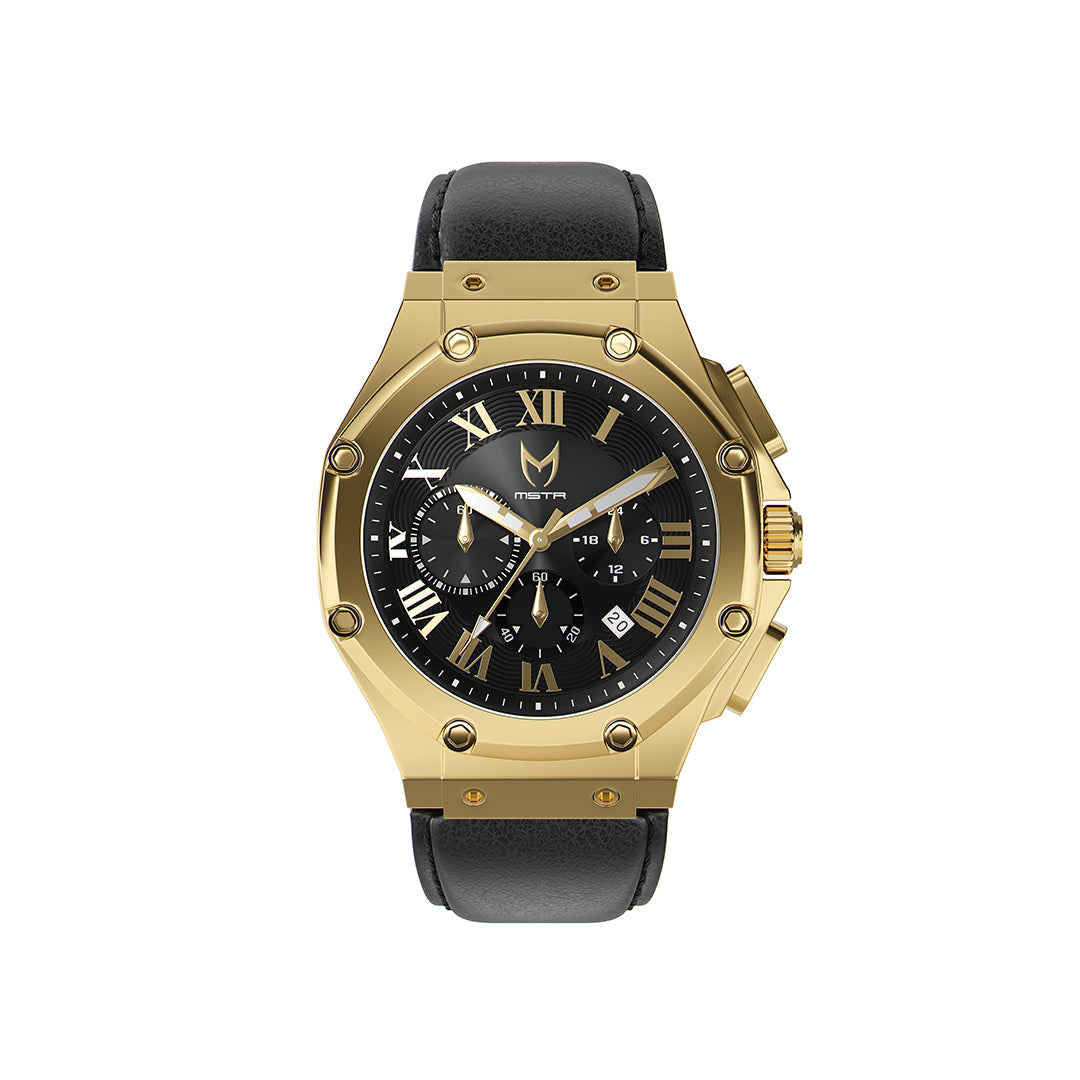 MSTR Ambassador 1001LB 18k gold watch front render
