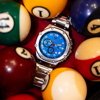 Thumbnail for AM1054SS - AMBASSADOR SILVER / LA BLUE STEEL WATCH