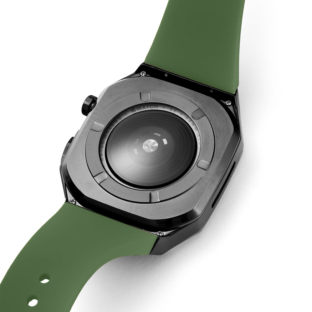 AG Trainer: Green Apple Watch Case & Band 44mm