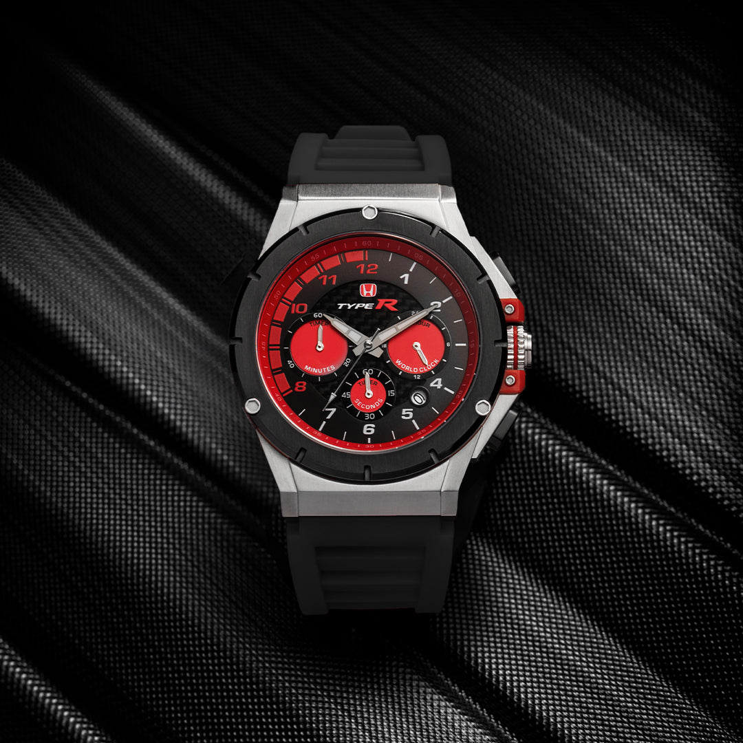 AM284TR-LB - MK Honda Type R Silver Watch