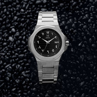 Thumbnail for DS104SS - DAY TRIP STEEL SILVER AND BLACK WATCH