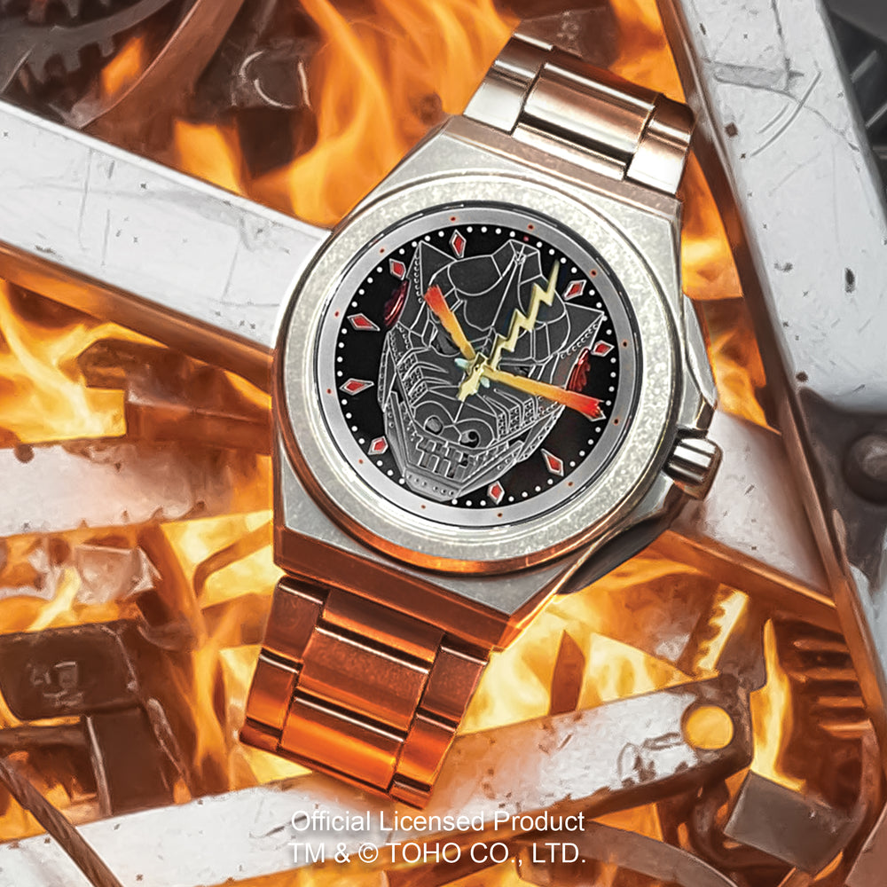 Godzilla watch on the wrist