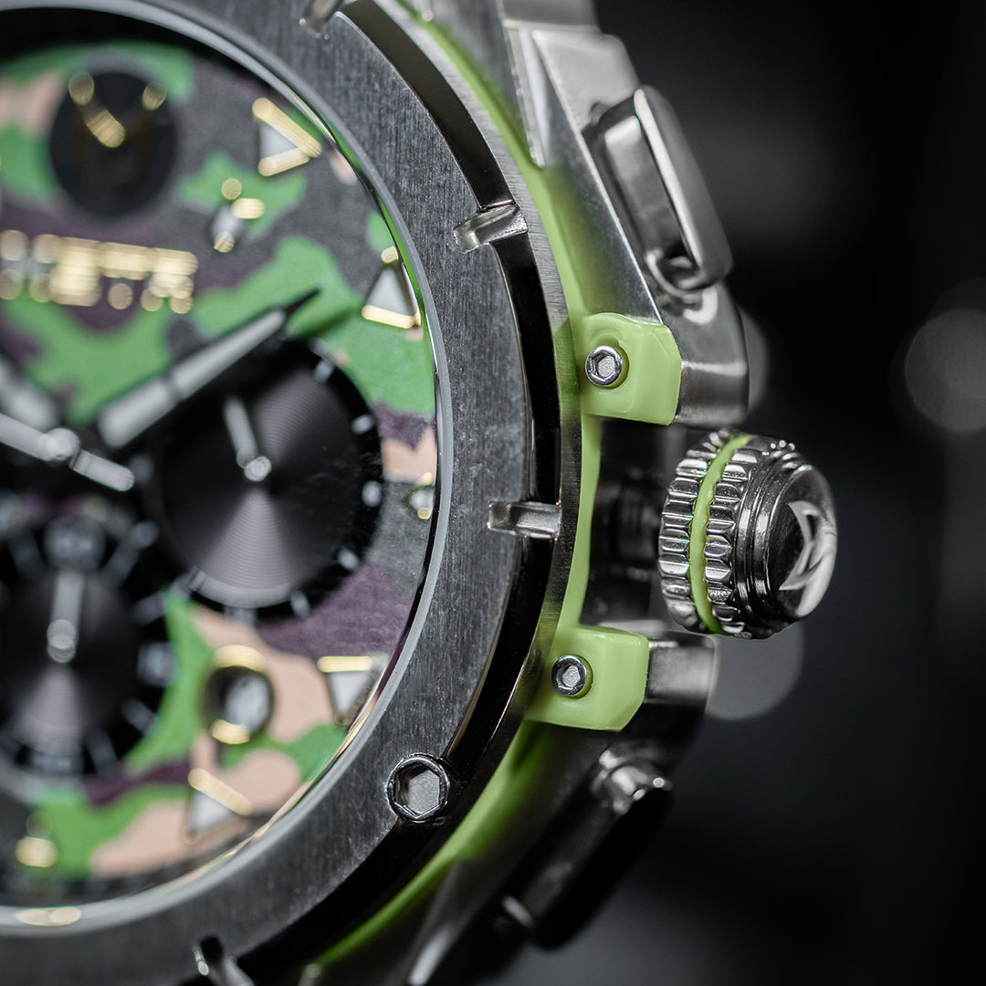 AM279RB - MK SILVER CAMO WATCH – MSTR