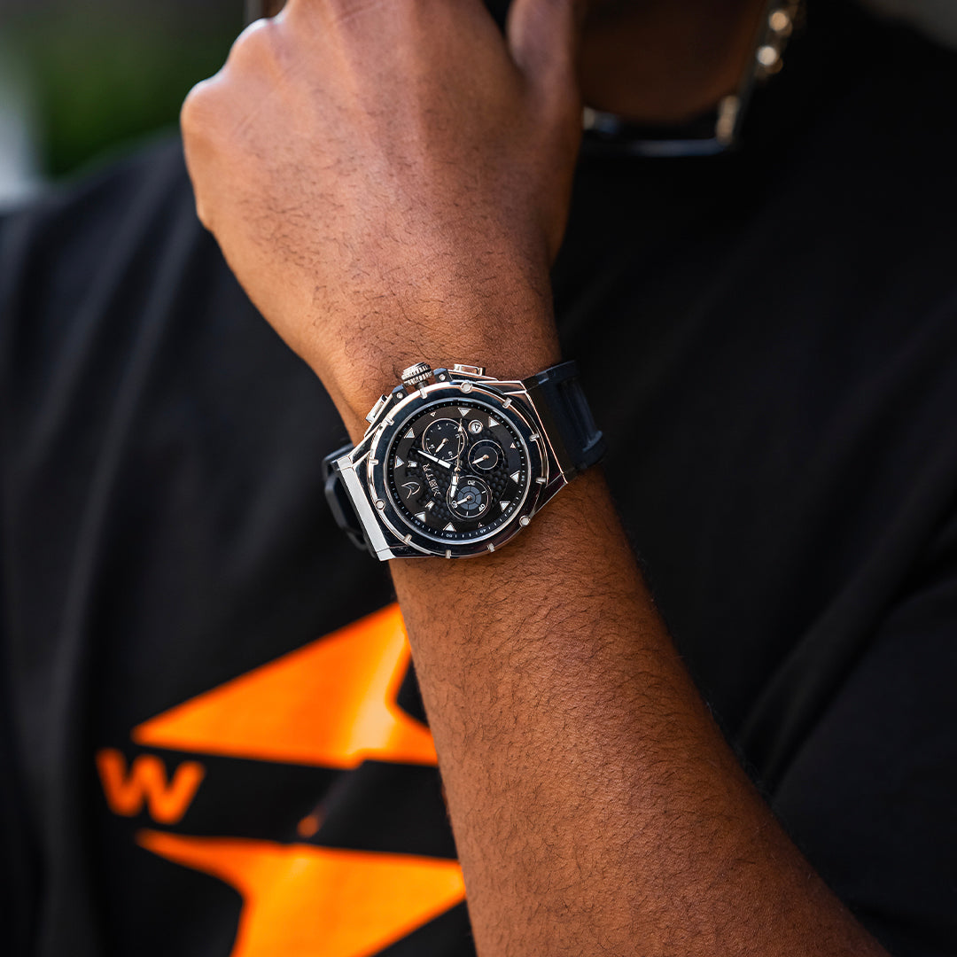 AM278PRB - MK SILVER POLISHED WATCH MSTR