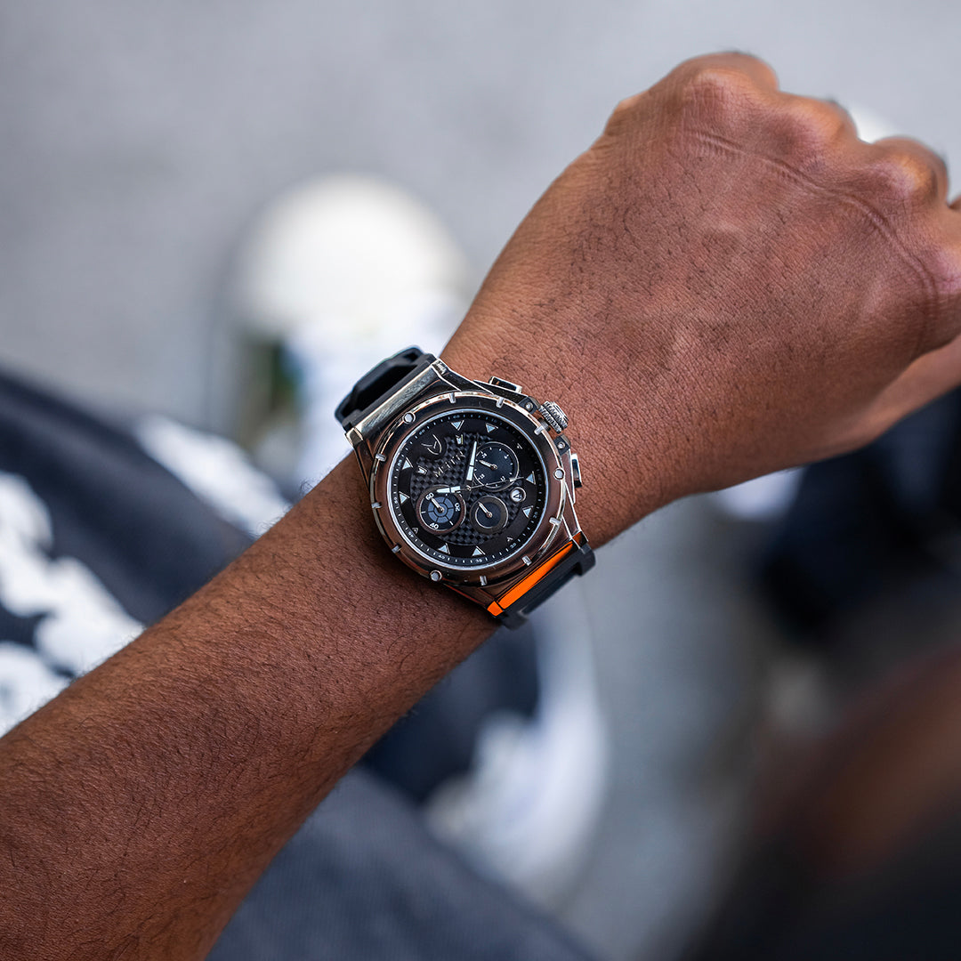 AM278PRB - MK SILVER POLISHED WATCH MSTR