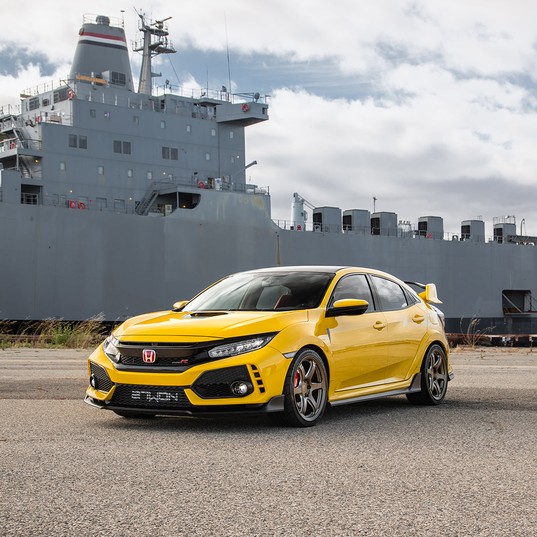 HPJ YELLOW TYPE R TEE - WHITE