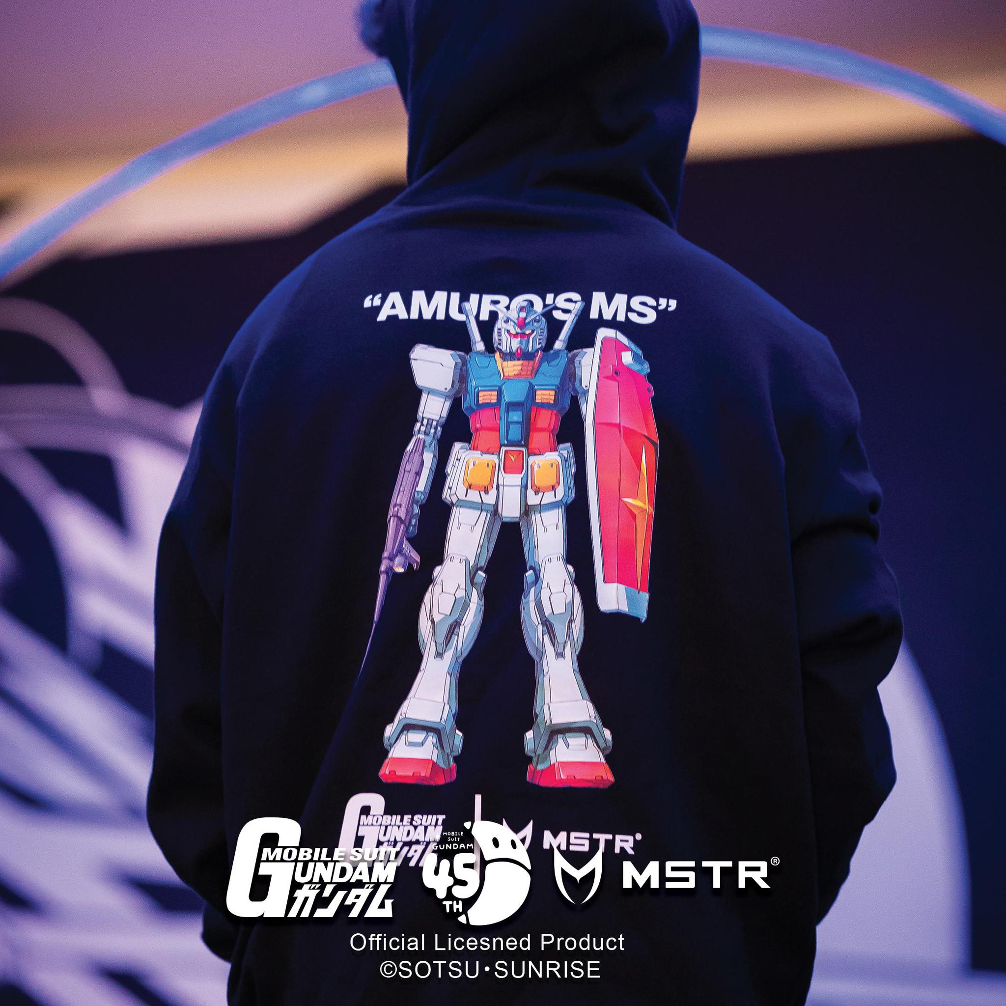 GUNDAM HOODIE: AMURO BLACK