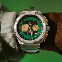 Thumbnail for AM1055SS - AMBASSADOR SILVER / DOOM GREEN WATCH