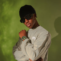 Thumbnail for AM1055SS - AMBASSADOR SILVER / DOOM GREEN WATCH
