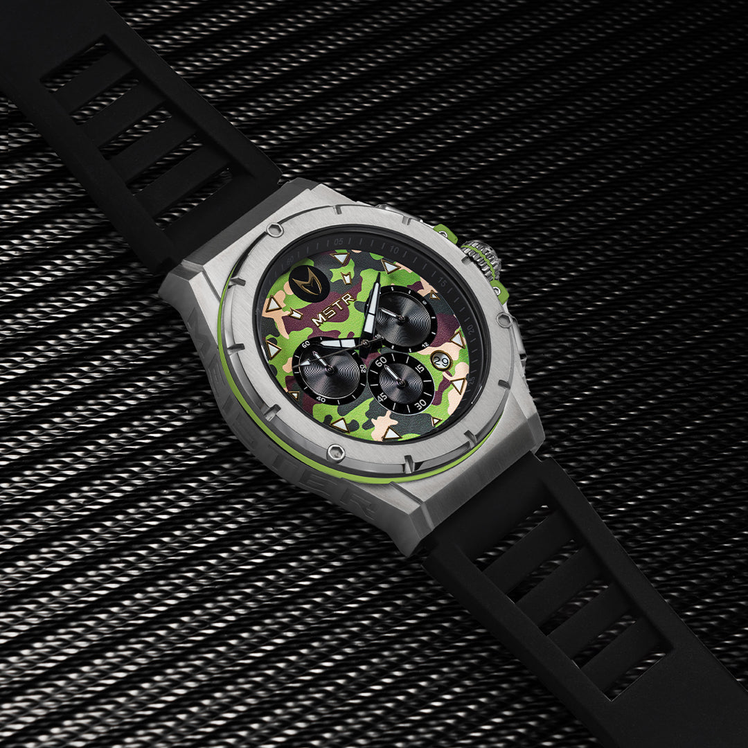 AM279RB - MK SILVER CAMO WATCH – MSTR