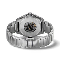 Thumbnail for NO110SK - NOBLE SKELETON SILVER WATCH