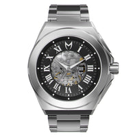 Thumbnail for NO110SK - NOBLE SKELETON SILVER WATCH
