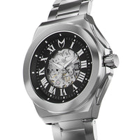 Thumbnail for NO110SK - NOBLE SKELETON SILVER WATCH