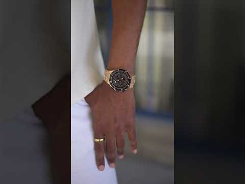 MSTR Ambassador 139SS Rose gold and black watch Video