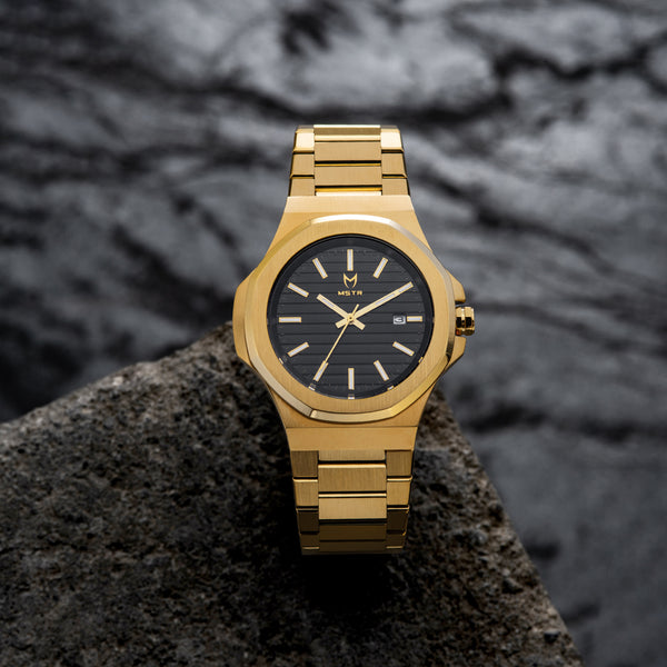 DS101SS - DAY TRIP GOLD STEEL BAND – MSTR