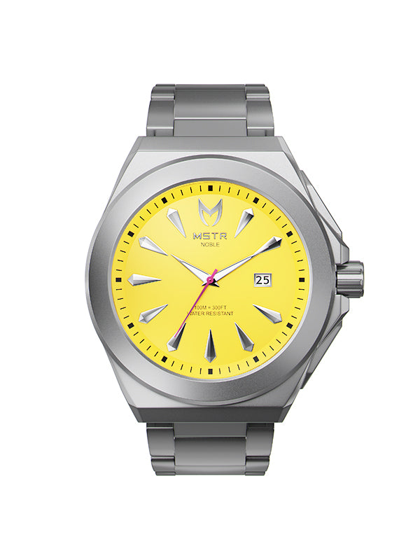 NO115SS - NOBLE SILVER / YELLOW WATCH