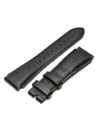 Thumbnail for SB219SB - BLACK SAFFIANO BAND / BLACK STITCH