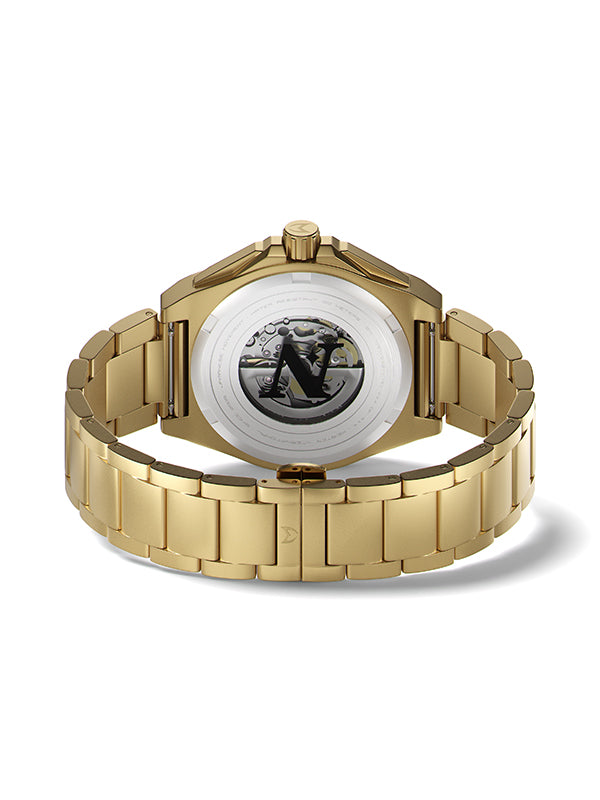 MSTR Noble Automatic NO111SK  gold watch back render 