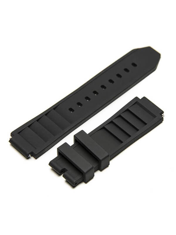 SB201RB - BLACK NOBLE RUBBER SILICONE BAND