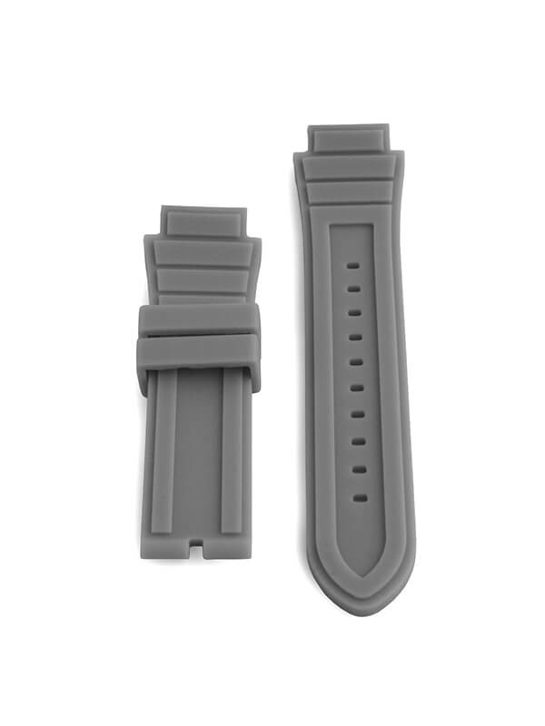 PRBGRY - MSTR PRODIGY / COOL GREY RUBBER STRAP (KEEPERS INCLUDED)