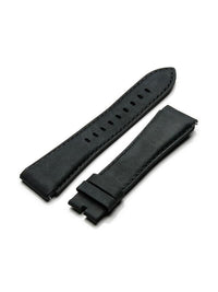 Thumbnail for SB211LB - BLACK SUEDE LEATHER BAND / BLACK STITCH