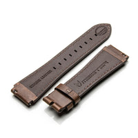Thumbnail for SB206LB - VINTAGE BROWN LEATHER BAND / BROWN STITCH (HORWEEN)