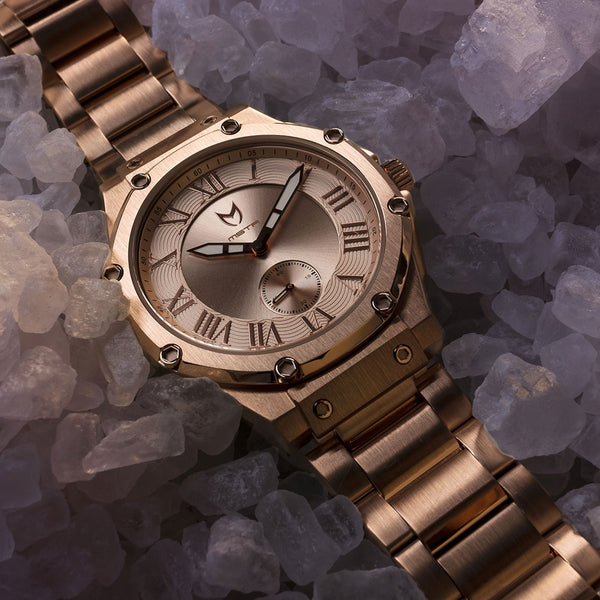 AU111SS- ULTRA SLIM ROSE GOLD / ROSE GOLD / SS BAND