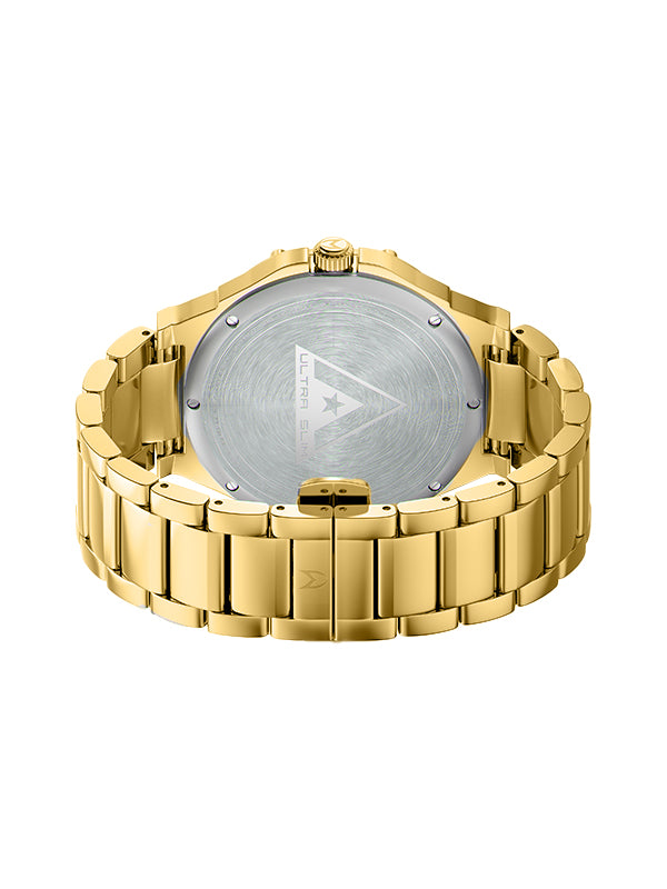 MSTR Ambassador Ultra Slim AU134SS 18k gold back watch render