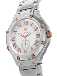 Thumbnail for MSTR Ambassador Ultra Slim AU137SS Silver and copper side watch render