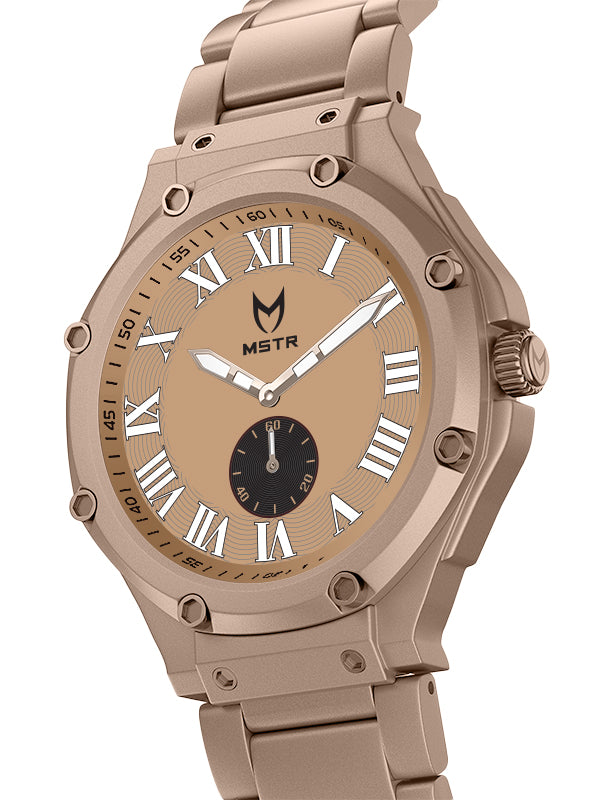 MSTR Ambassador Ultra Slim AU140SS rose gold side watch render