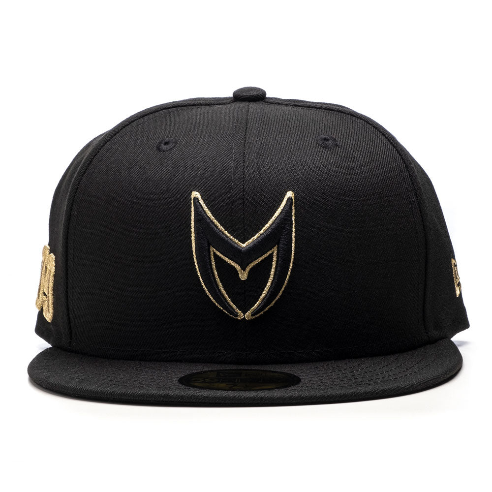 CAP107 - MSTR FITTED HAT / BLACK & GOLD