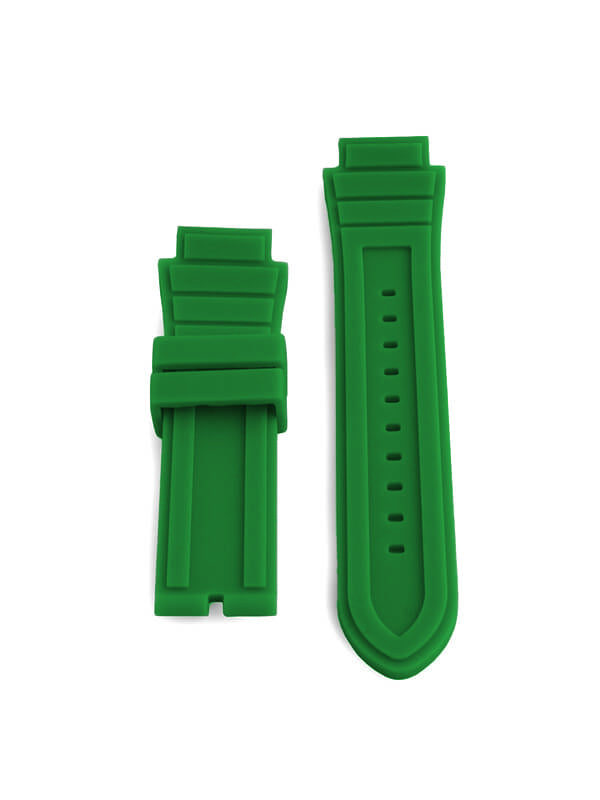 PRBGRN - MSTR PRODIGY / GREEN RUBBER STRAP (KEEPERS INCLUDED)