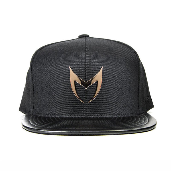 MSTR X Mitchell &amp; Ness Snapback Hat - Rose Gold &amp; Black