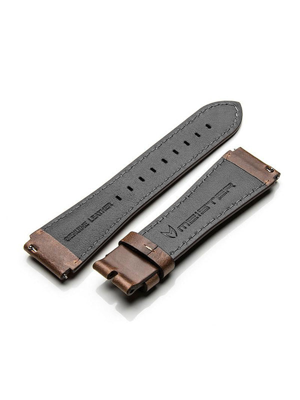 SB216LB - LIGHT BROWN LEATHER BAND / BROWN STITCH