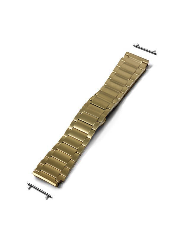SB262SSB - KHAKI SANDBLASTED SLIM STEEL BAND 18MM