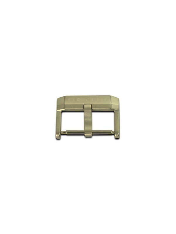 UB124 U-BUCKLE / CHAMPAGNE GOLD BRUSHED 18MM