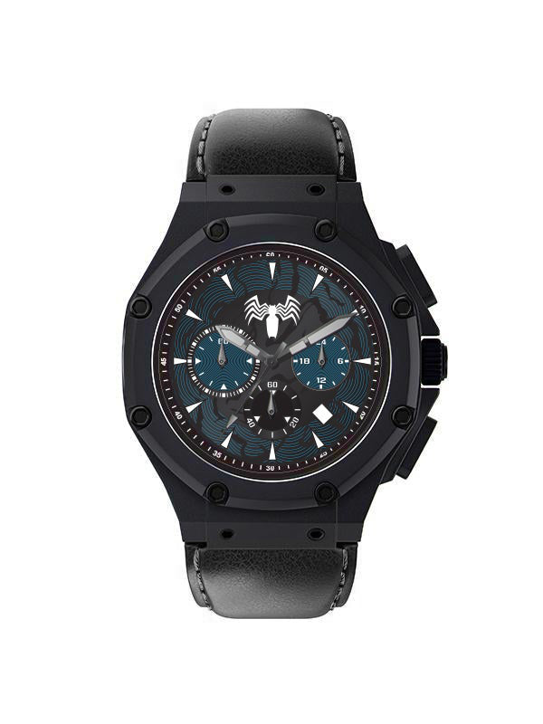 AM1024MV-LB - VENOM AMBASSADOR BLACK LEATHER STRAP