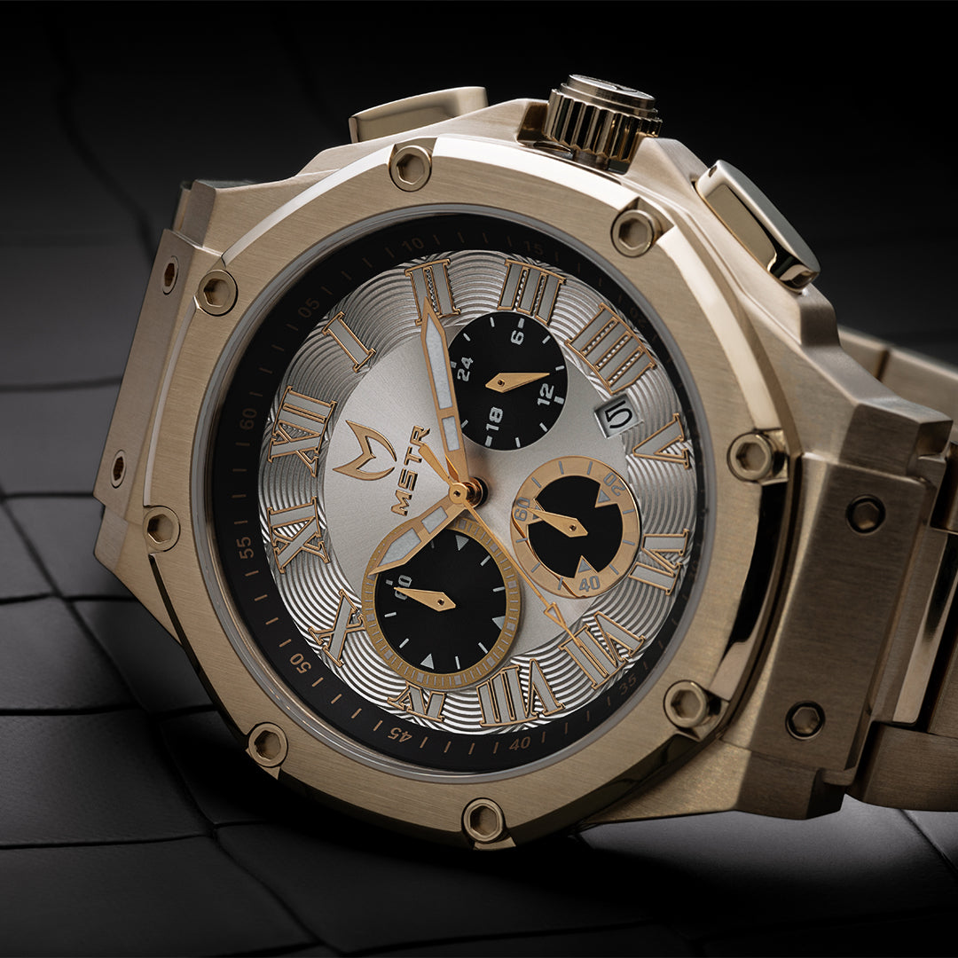 MSTR Ambassador 1039ss silver gold watch