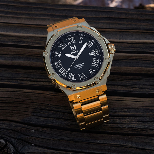 Ambassador Watch - Gold Steel Automatic AM315SS – MSTR