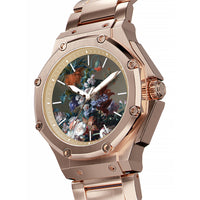 Thumbnail for AM406SS - 41 MM JAN VAN HUYSUM WATCH ROSE GOLD WITH STEEL STRAP