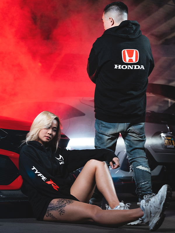TYPE R HOODY - BLACK