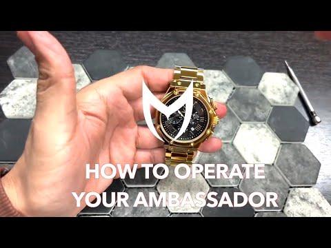 MSTR Ambassador 1001LB 18k gold watch Operation Instruction Video