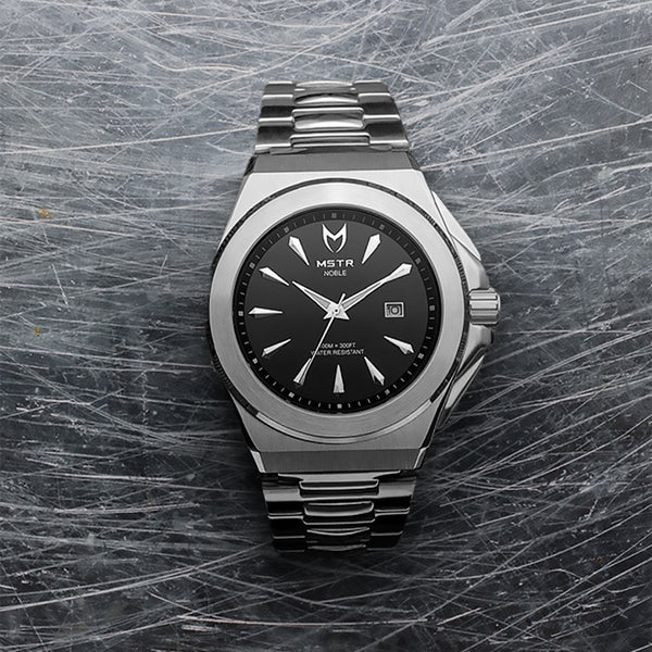 NO117SS - NOBLE BRUSHED SILVER WATCH