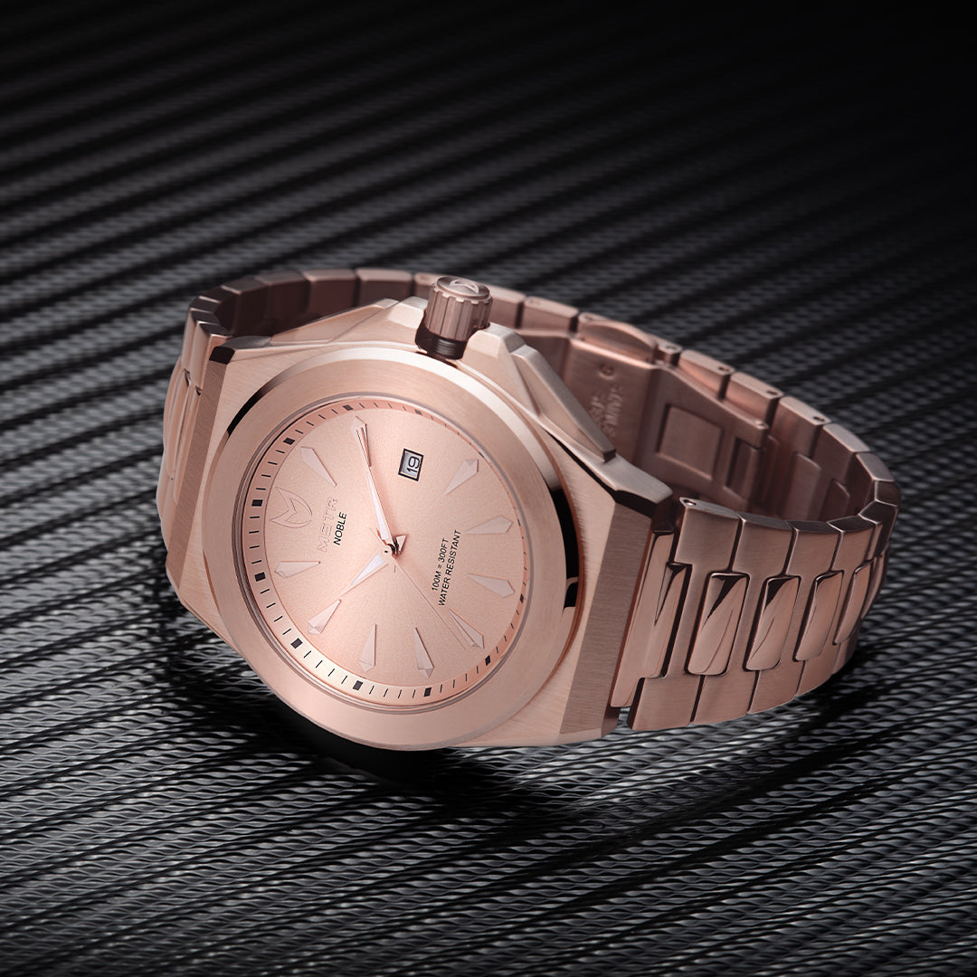 MSTR Noble NO119SS ROSE GOLD BRUSHED watch